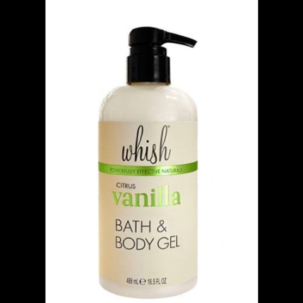 1 LEFT! Whish Citrus Vanilla Bath & Body Gel 16.5 oz